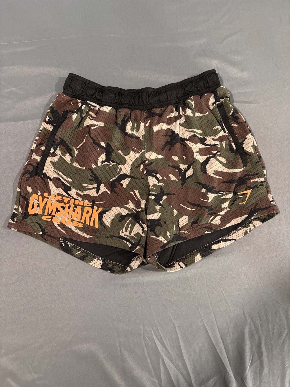 Gymshark Lifting Club Printed Mesh Camo Shorts